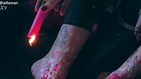 These feet only get excited with kinky games.