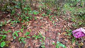 Amateur Thai Villagers Fuck Intensely in Public Forest