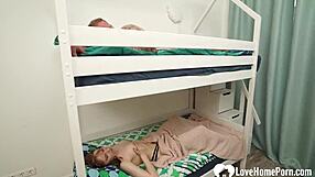 Caught Roommate Masturbating Offered Cock And Fucked Her Ass