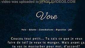 French giantess gives jerk off instructions