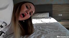 Picked up a charming babe for a casual outing