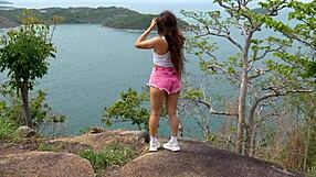 Camping Trip Sparks Intense Blowjob Adventures With Cute Brunette Girlfriend