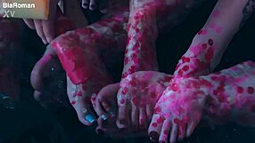 These feet only get excited with kinky games.