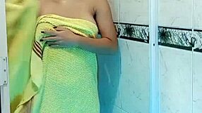 my stepbrother joins me in the shower for a private moment