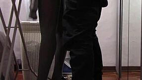 Preview: milf with pantyhose legs touched and fucked