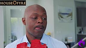 cheating yoga milf aubree valentine straining hard on big black cock