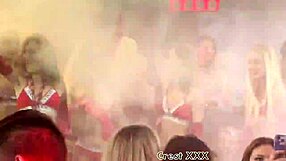 these european pornstars are vixen award winners, stripping and dancing in thongs