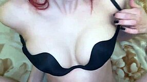 Redhead Teen with Natural Tits Fucks Amateur Couple Hardcore