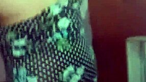 pov bending over in floral dress for intense doggystyle fucking