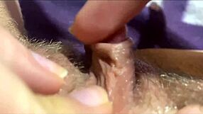 big clit orgasm closeup