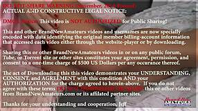 Cute Brunette Adrianna Chechik Masturbates and Milks a Cock with Her Mouth!