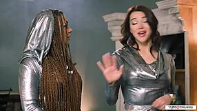 Ts time traveler emma rose teaches tgirl eva maxim about sex