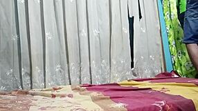 Prank invites delivery girl for bent over fucking and hairy pussy licking. She moans in orgasm.