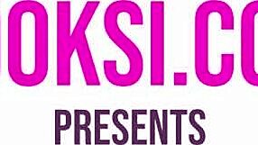 Beautiful brown-haired katy r kot enjoys a gentle touch