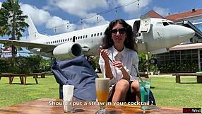 Stranger Photoshoot Turns Beach Fuckfest With Facial Cumwalk!