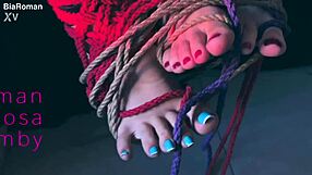 These feet only get excited with kinky games.