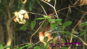 Farmer catches petite teen and fucks her to orgasm.