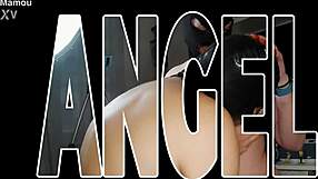 Masturbating While Licking Angel's Round Breasts