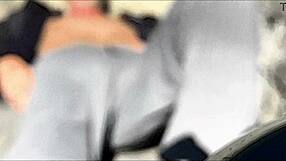 Blurry Sketchy Stretching Strip Outside Underwear Mild Winter