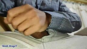 Malik Drago9 Jerks Off Horny At Work Cumming A Lot