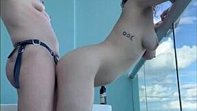 Brunette Milf Uses Strapon On Mexican Girl In Cancun Lesbian Sex