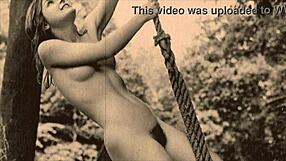 Wonderful vintage pornography retro orgy with hairy beavers 😍