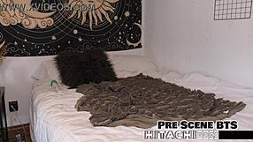 Nicole Luva Moans During Backstage Masturbation with Vibrator