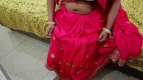 Newly married housewife fucks step-brother in bedroom with dirty audio