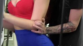 fucking stepsister in changing room at gym