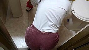 The immigrant maid accepts to suck cock. She does it for money.