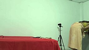 An 18-Year-Old Student Fixes Her Uniform to Go to Class in the Morning Shes a Cute Sexy Chubby Girl