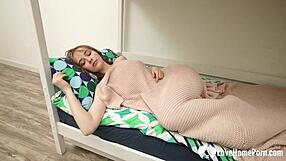 Caught Roommate Masturbating Offered Cock And Fucked Her Ass