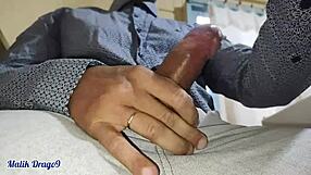 Malik Drago9 Jerks Off Horny At Work Cumming A Lot