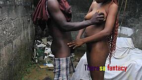 Stepdad pussyfucking stepdaughter outdoor in the woods