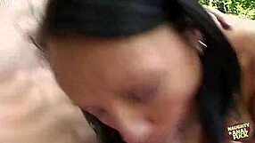 Girlfriend and boyfriend get excited on the beach and decide to have fun outdoors.