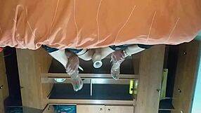 Latina Trans Sticks New Toy Deep In Her Ass