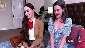 Working Miss Nicole's pipes with Hazel Moore and Emma Vaunt?