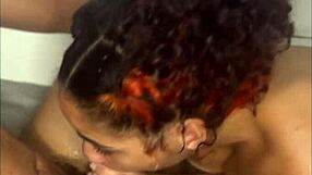 Gagging on My New Neighbor's Big Dick in the Shower