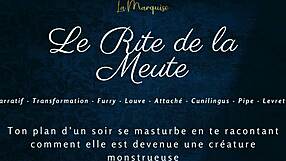 Experience the wild rite of the pack in this french furry audio porn adventure!