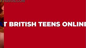 I, a british 18-year-old, get railed and creampied on the sofa