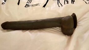 homo kotilainen takes big black dildo in horny ass