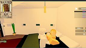 fucking this young blonde slut in the yacht room, roblox rp collab with catalina2991 😈