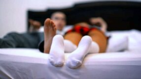 Schoolgirl cheats with brother's friend in motel