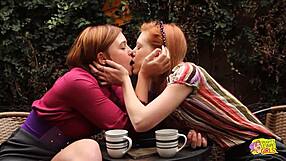 Meeting With The Agent Turns Spicy Once The Brunette Writer Starts Craving Passionate Lesbian Sex 🔥