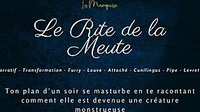 Experience the wild rite of the pack in this french furry audio porn adventure!