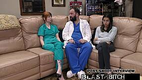 Ditria rose sucks dick and eats pussy in pov