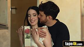 hungarian hottie takes a wild ride on bad boys cock as her man gets cuckolded