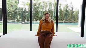 Petite blonde surfer royce swells engages in pov sex and masturbation