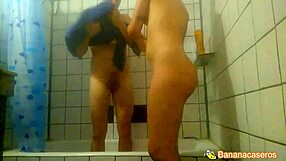 He Helps Me Bathe in the Shower and Teaches Love in Stepfather's Bed