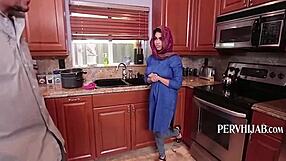 Can you believe this Muslim cutie in hijab getting bred by an American man?